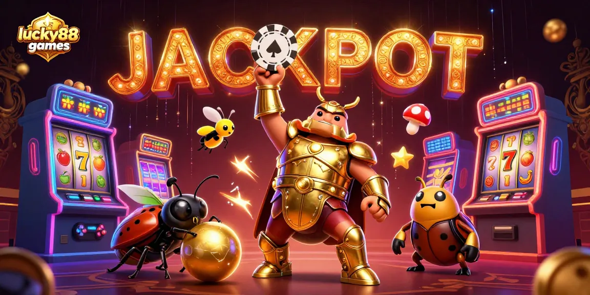 Spin the reels for a chance to win at lucky88games with vibrant casino elements and thrilling characters.