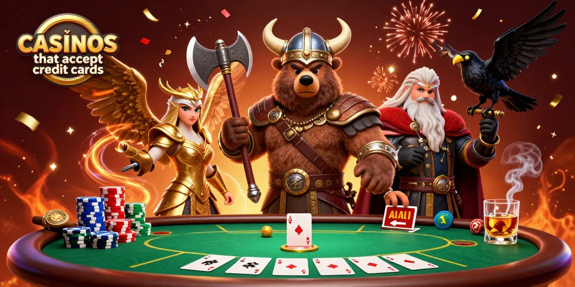 Engaging scene featuring vibrant characters and poker elements epitomizing casinos that accept credit cards.