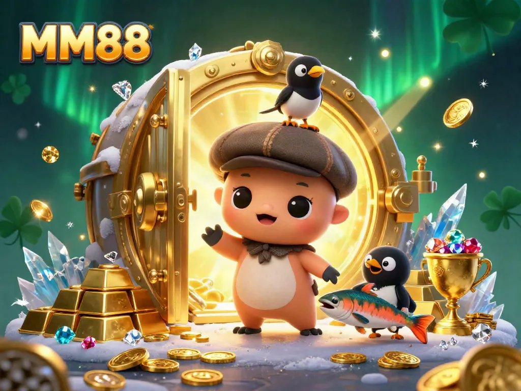 Experience the excitement of MM88 casino with playful Nessie and sparkling treasures!