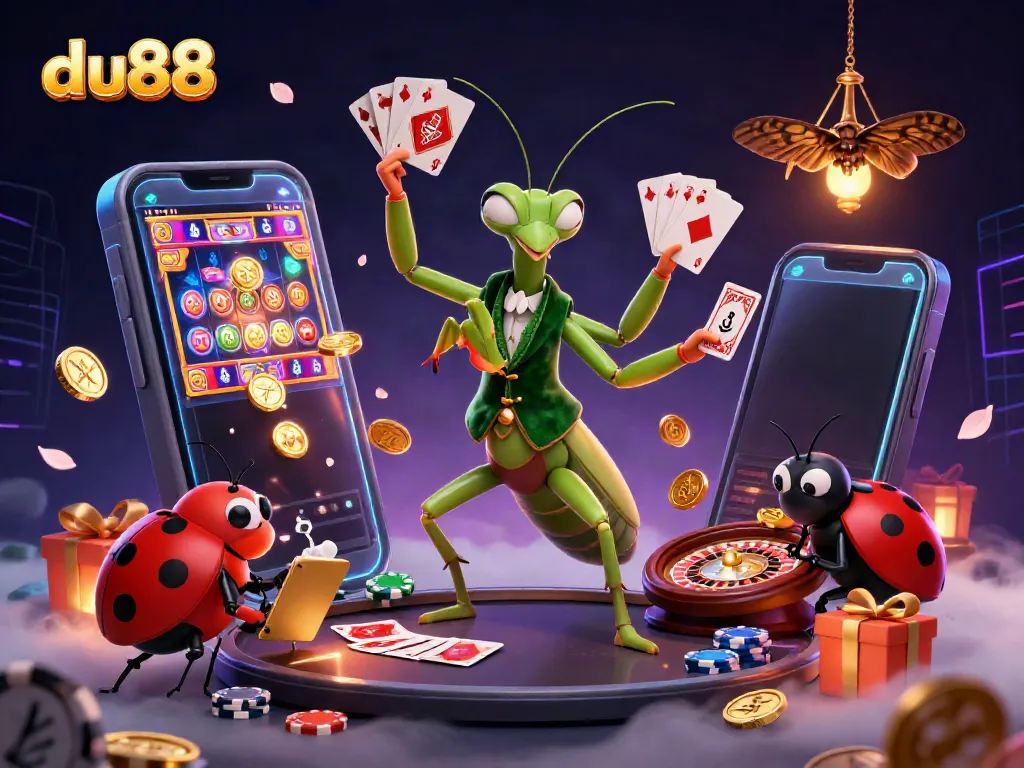 Experience the excitement of du88 with our vibrant casino scene featuring dynamic characters and engaging games.